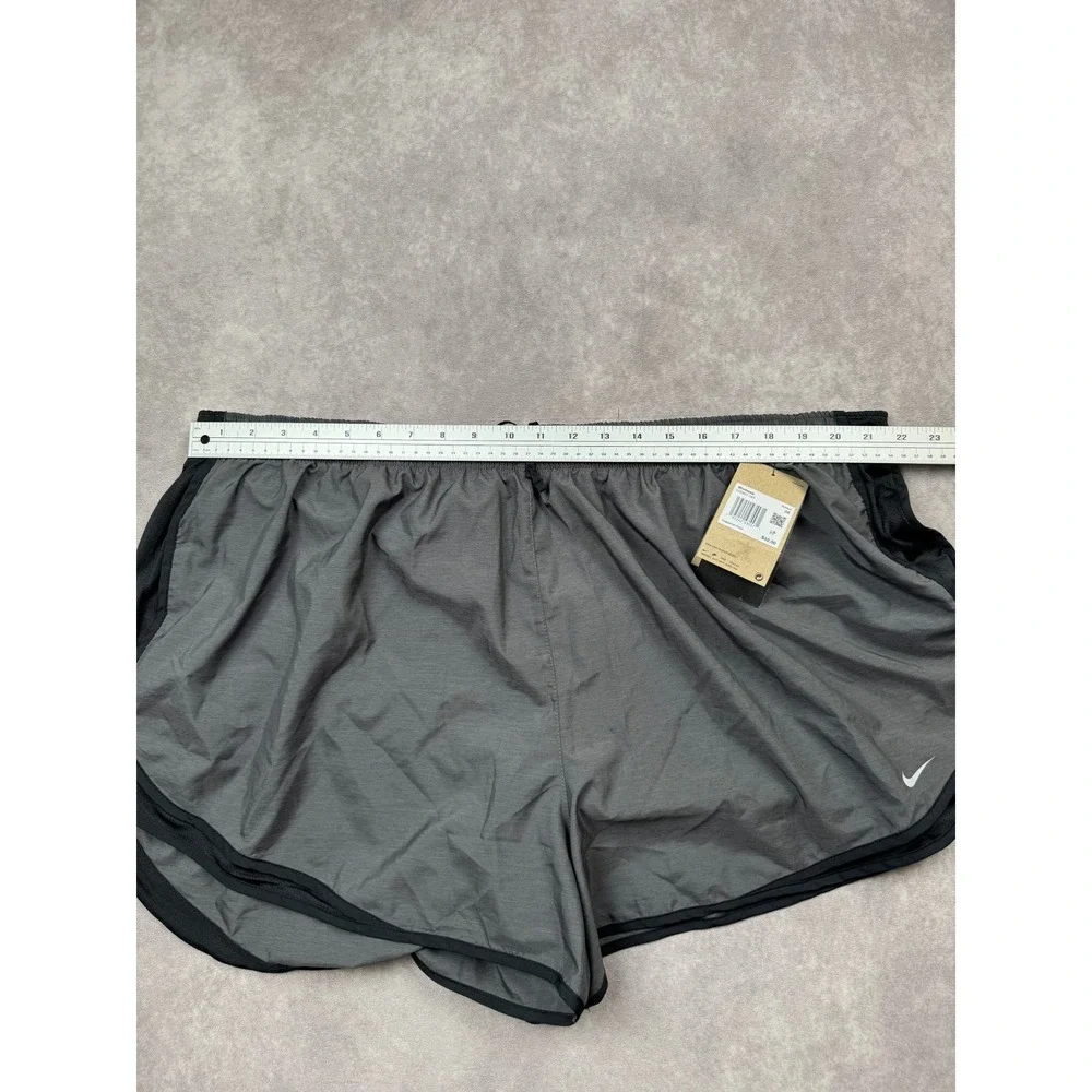 Nike Womens Dri-FIT Running Shorts Plus Size 3X Gray Black CZ2857-083 NEW - Picture 8 of 14